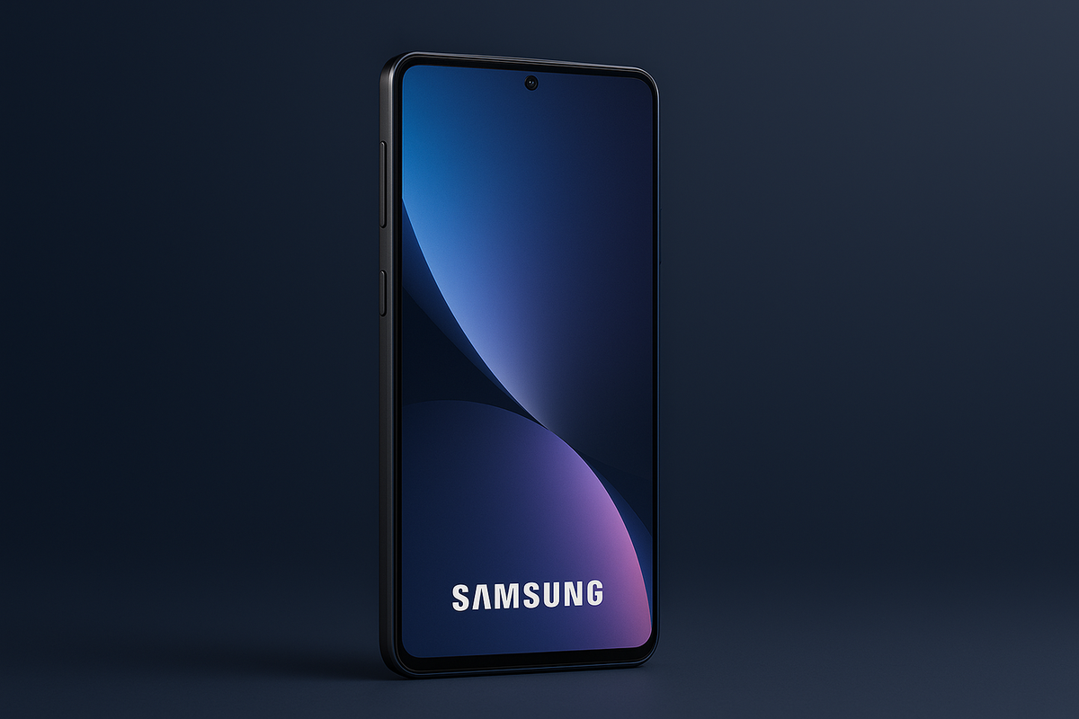 Dark navy smartphone banner