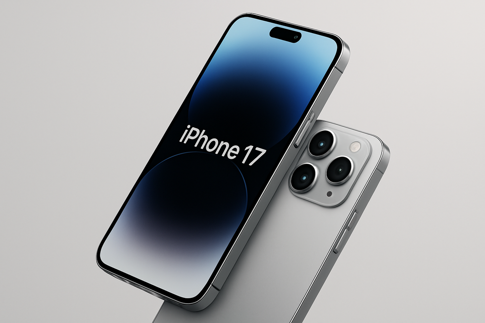 a 266 x 140 size image of the new iphone 17 