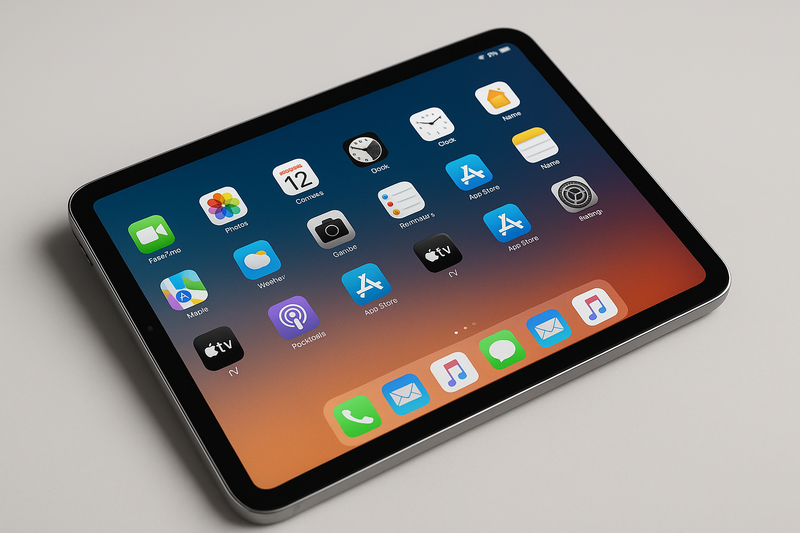 generate 266 x 140 size image of an ipad